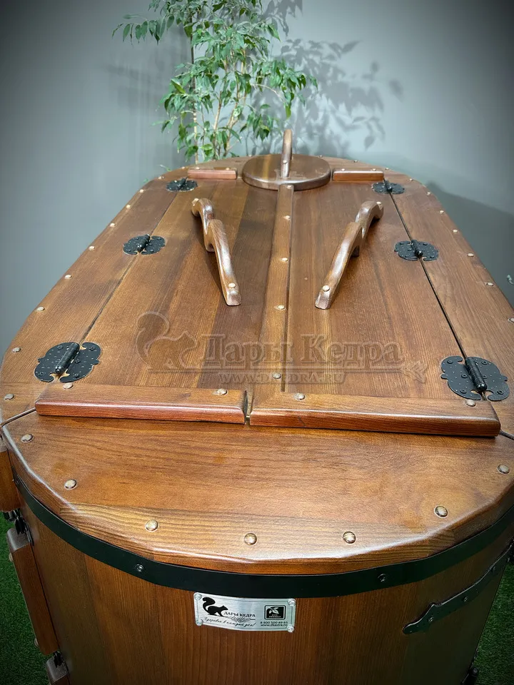 Кедровая бочка (фитобочка) полулежачая «Профессиональная»