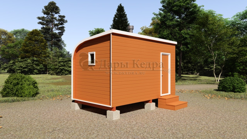 Баня «Парус» из кедра 4х2,2 метра